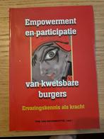 Empowerment en participatie van kwetsbare burgers, Gelezen, Europa, Maatschappij en Samenleving, Ophalen of Verzenden