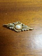 broche goud kleurig met parel, Ophalen of Verzenden, 'T Olde Gre-j, Info@toldegrej.nl, Endepoelstraat 20f Didam