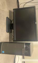 Lenovo Core i5 + HP 19 inch Monitor, Computers en Software, Desktop Pc's, Ophalen of Verzenden, Zo goed als nieuw, SSD
