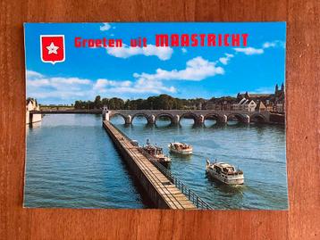 Maastricht - St. Servaasbrug met pleziervaart. beschikbaar voor biedingen