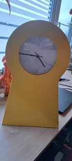 IKEA PS 1995 Klok - Geel - Vintage Design, Ophalen, Gebruikt, Analoog, Wekker of Tafelklok