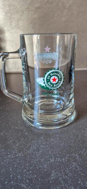 Heineken Bierpul 60 jaar PV Den Bosch 50cl beschikbaar voor biedingen