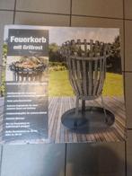 Vuurkorf met grill rooster nieuw in doos, Ophalen of Verzenden, Nieuw