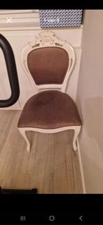 4 eetkamerstoelen brocante stijl, Antiek en Kunst, Antiek | Meubels | Stoelen en Banken, Ophalen