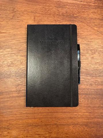 MeisterSinger - Leren notitieboek met pen beschikbaar voor biedingen