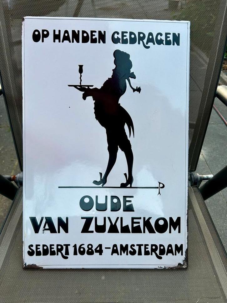 Emaille Reclamebord, Antiek en Kunst, Antiek | Emaille, Ophalen of Verzenden