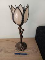 Glas in lood lamp, Ophalen of Verzenden, Zo goed als nieuw, Glas, Minder dan 50 cm