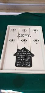 sleutel bord voor 6 sleutels home, Ophalen of Verzenden, 'T Olde Gre-j, Info@toldegrej.nl, Endepoelstraat 20f Didam