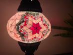 Oosterse/Arabische mozaïeklamp Turkse lamp licht roze, Minder dan 50 cm, Nieuw, Ophalen of Verzenden, Metaal