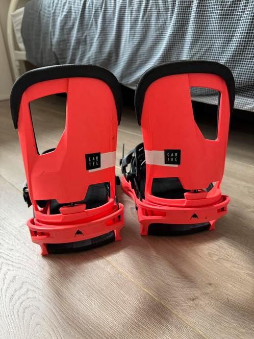 Burton Cartel Snowboardbindingen Large, Sport en Fitness, Snowboarden, Zo goed als nieuw, Bindingen, Ophalen of Verzenden