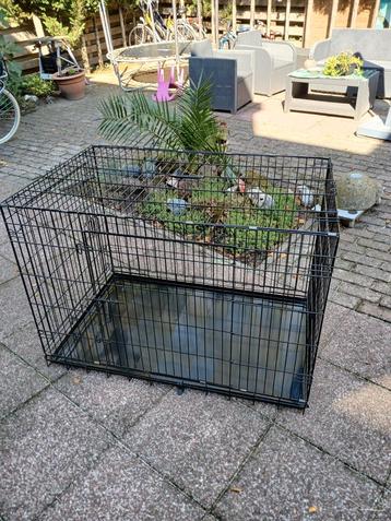Bench, hondenbench voor grote hond, zwart, 110x75x70, Koopje beschikbaar voor biedingen