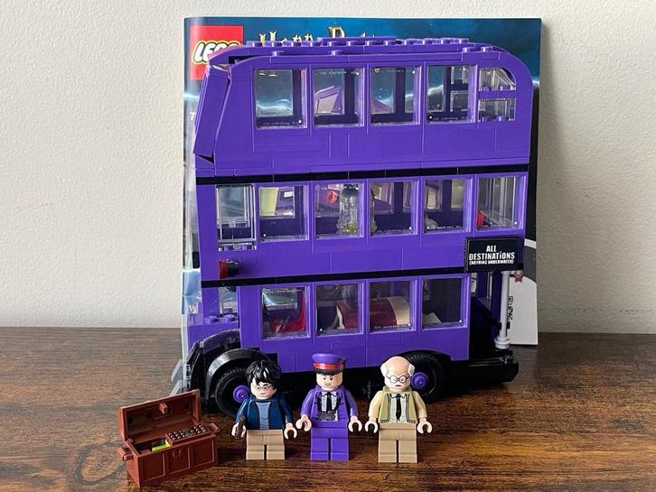 Lego Harry Potter knight bus 75957 compleet, Verzamelen, Harry Potter, Zo goed als nieuw, Actiefiguurtje, Ophalen of Verzenden