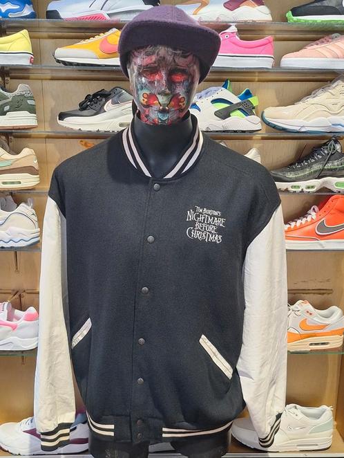Disney Direct Tim Burton Nightmare Christmas baseball jas, Kleding | Heren, Jassen | Zomer, Gedragen, Maat 52/54 (L), Bruin, Ophalen of Verzenden