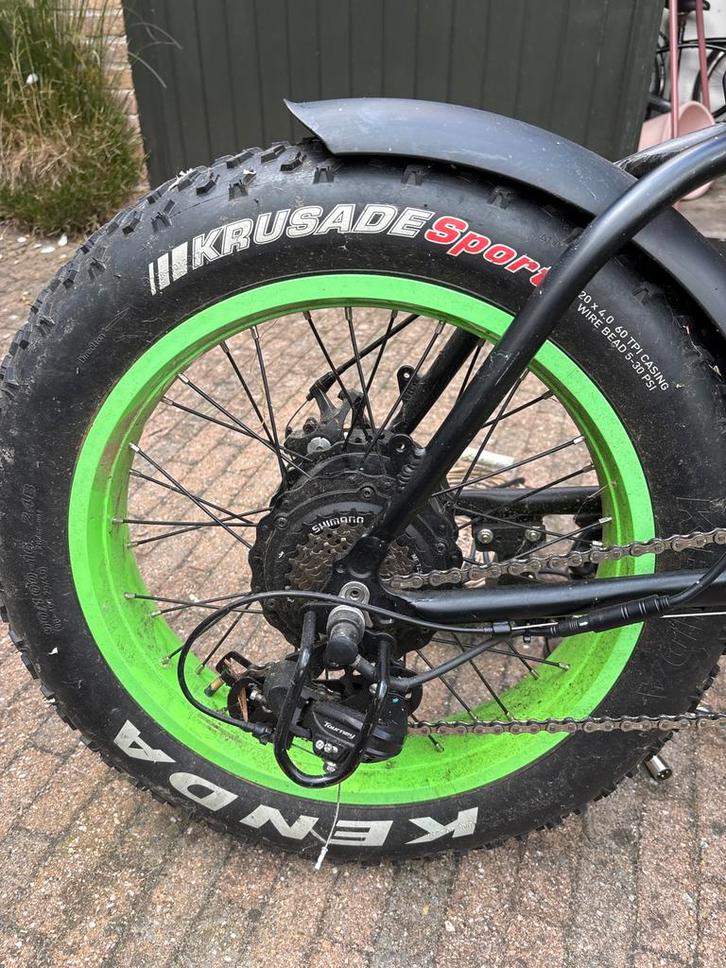 Fatbike met dikke banden - Sleutel Project, Fietsen en Brommers, Elektrische fietsen, Gebruikt, Overige merken, 51 tot 55 cm, 50 km per accu of meer