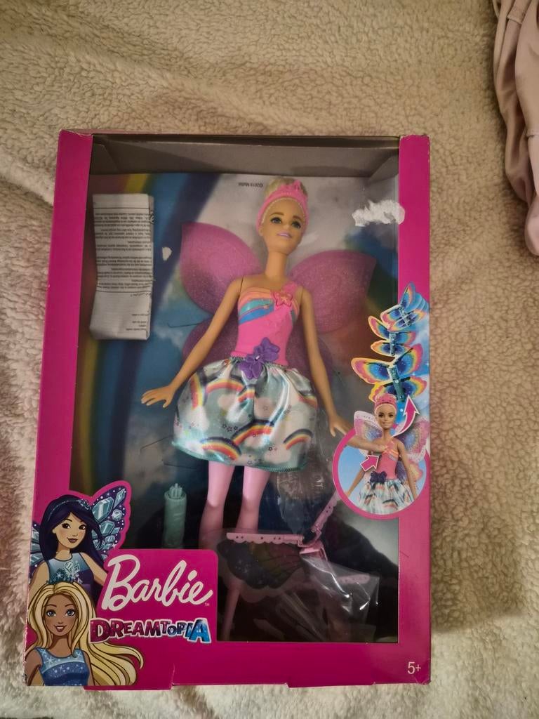Barbie Dreamtopia Vlinderpop, Ophalen of Verzenden, Zo goed als nieuw, Barbie