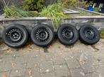 Winterbanden: 215/65R17 op stalen velg VW, Ophalen, Gebruikt, 15 inch, Banden en Velgen