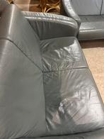 Bankstel leer  €150, Ophalen, Leer, Zo goed als nieuw, X