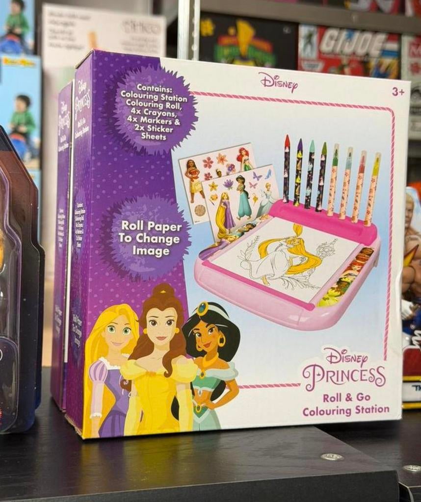 Disney Prinses Tekenbord Kleurset met rol tekenen prinsessen, Verzamelen, Disney, Nieuw, Pen, Potlood of Stift, Assepoester of Belle
