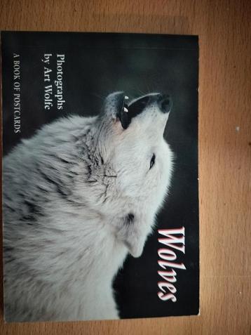 postcard boekje wolven beschikbaar voor biedingen