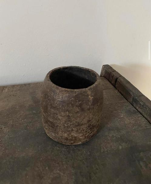 Houten potje - kruikje, Huis en Inrichting, Woonaccessoires | Overige, Nieuw, Verzenden