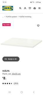 Ikea Hjalpa plank en roede nieuw, Huis en Inrichting, Ophalen of Verzenden, Nieuw