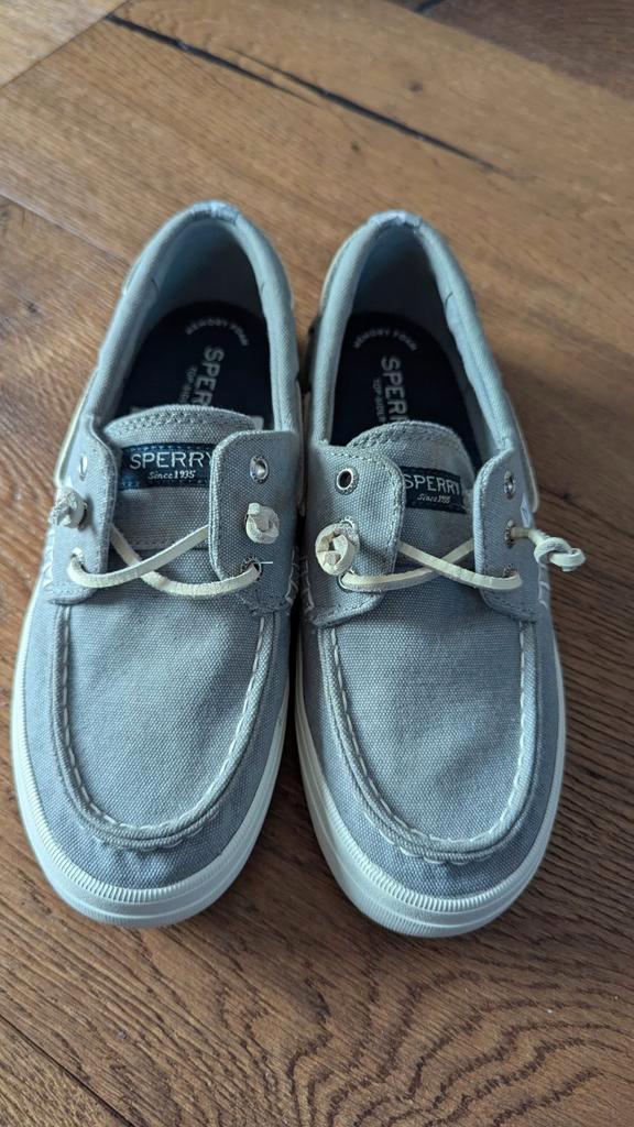 Sperry Top-Sider dames loafers 37, Kleding | Dames, Schoenen, Zo goed als nieuw, Espadrilles of Moccasins, Grijs, Ophalen of Verzenden