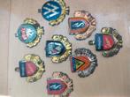8 vintage speldjes, 50 er jaren. Bij 7 ontbreekt de speld !, Verzamelen, Speldjes, Pins en Buttons, Ophalen, Gebruikt, Merk