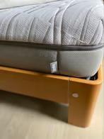 Auping auronde bed 80x200 cm beuken electrisch, Ophalen, Eenpersoons, Zo goed als nieuw, 80 cm