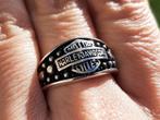 925 zilver biker ring Harley Davidson maat 19,5 20 - Vanoli, Sieraden, Tassen en Uiterlijk, Ringen, Nieuw, Heer, Ophalen of Verzenden