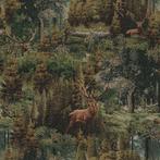 Meubelstof gobelin hert, 120 cm of meer, Ophalen of Verzenden, Katoen, Nieuw