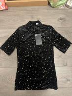 Zwarte Loavies jurk met sterren - Maat s, Ophalen, Zwart, Zo goed als nieuw, Maat 36 (S)