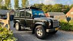 Land Rover Defender 2.4 D Stw. 110 2007 Zwart, Auto's, 1940 kg, Zwart, 4 cilinders, Leder en Stof