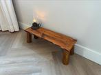 Landelijk houten krukje / decoratief bankje – 60x20x20 cm, Ophalen of Verzenden, Nieuw, Hout
