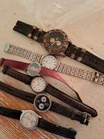 6 horloges  vintage, Ophalen of Verzenden, Staal, Overige merken