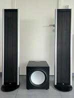 Luidsprekers High-End Audio Final F400i +Monitor Audio RSW12, Zo goed als nieuw, 120 watt of meer, Front, Rear of Stereo speakers