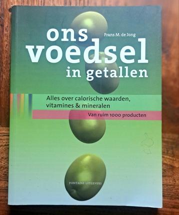 Ons voedsel in getallen Mineralen Vitamine Calorische waarde beschikbaar voor biedingen