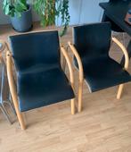 Thonet stoelen, Huis en Inrichting, Stoelen, Ophalen, Gebruikt, Twee, Zwart