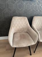 6x Kick Karl Velvet Eetkamerstoelen, Huis en Inrichting, Stoelen, Ophalen, Overige kleuren, Zo goed als nieuw, Metaal