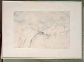 Watze Watzema Aquarel Landschap beschikbaar voor biedingen
