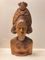 Houten Beeld Indiaas Stijl, Ophalen of Verzenden