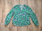 Prachtige groene blouse met bloemen van Garcia, maat S., Ophalen of Verzenden, Garcia, Onb, Maat 36 (S)