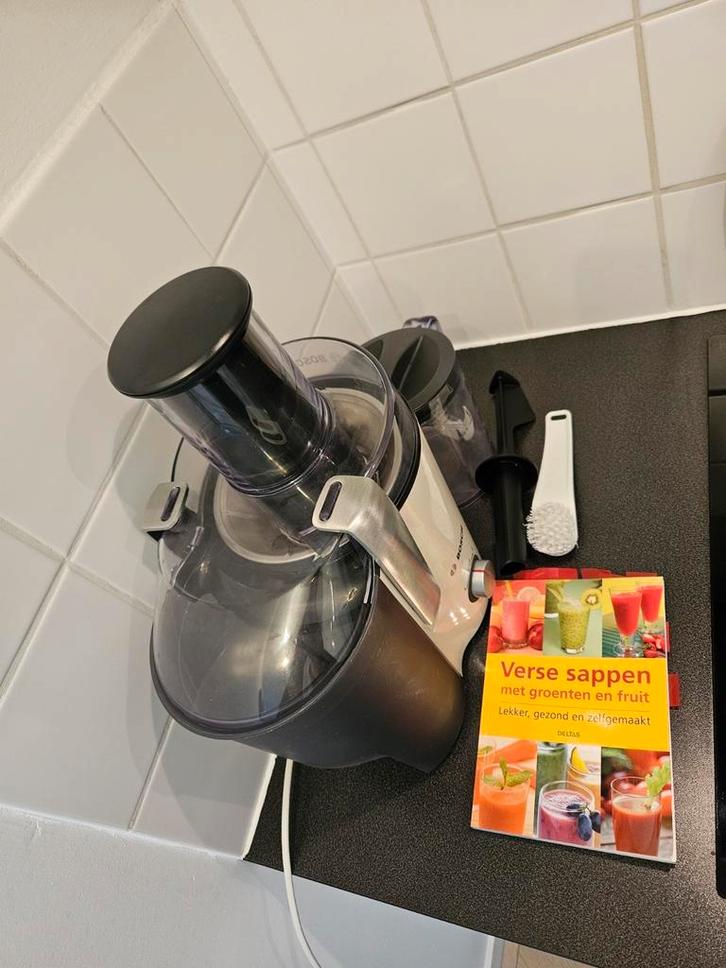 Bosch sapcentrifuge juicer MES20A0 wit, Witgoed en Apparatuur, Juicers, Gebruikt, Sapcentrifuge, Elektrisch, Ophalen