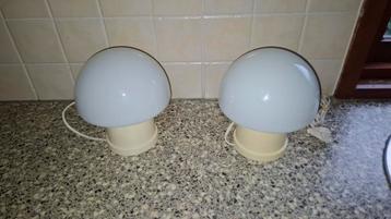Vintage Massive Mushroom Lampjes Set beschikbaar voor biedingen