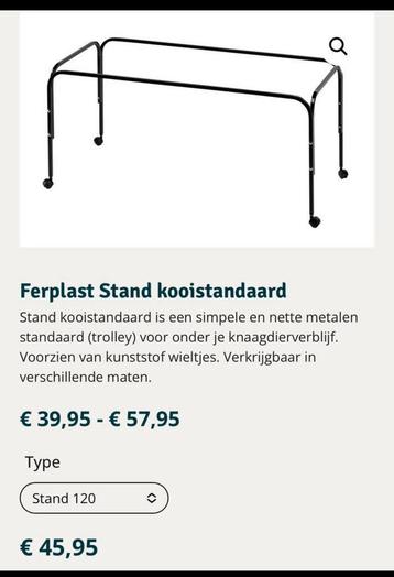 Standaard voor knaagdieren kooi 120 cm beschikbaar voor biedingen