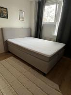 Boxspring 140x200 - Goede staat!, Zo goed als nieuw, Twijfelaar, 200 cm, 140 cm