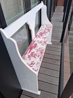 houten halbank, met fraai toile de Jouy kussen, Antiek en Kunst, Ophalen