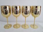 Moet&Chandon 4 Gouden Champagne Glazen., Verzamelen, Glas en Borrelglaasjes, Ophalen of Verzenden, Nieuw, Overige typen