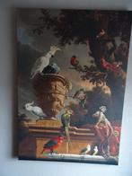 Canvas schilderij "De Menagerie", Ophalen, Zo goed als nieuw, Schilderij, 75 cm of meer