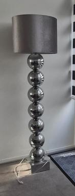 Stijlvolle zilveren bol vloerlamp Erik kuster style!, Ophalen, Gebruikt, Metaal, Modern