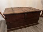 Houten opbergkist, Huis en Inrichting, Woonaccessoires | Kisten, Ophalen, 50 tot 100 cm, Zo goed als nieuw, Minder dan 50 cm